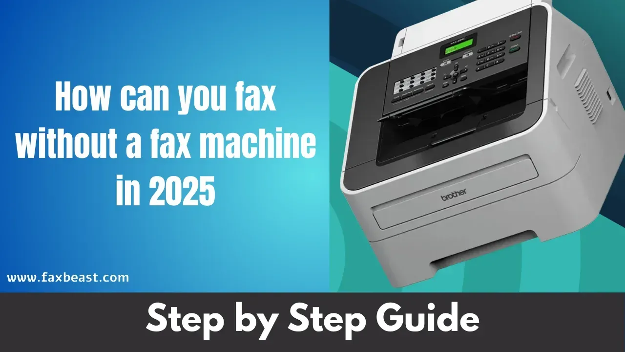 How can you fax without a fax machine